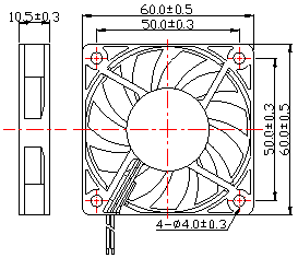 DC6010,支架散热风扇,DC散热风扇