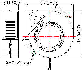 制氧机专用散热风扇,智能马桶专用散热风扇,DC鼓风机