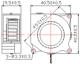 DC4020鼓风机,质量检测仪专用鼓风机,空气质量检测仪鼓风机