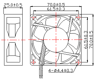 DC直流风扇,大风量散热风扇,净化器专用散热风扇