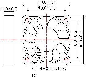 DC5010散热风扇,雾化器专用风扇,雾化器散热风扇