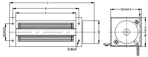 DC横流风扇,家用电器专用散热风机,家用电器散热风机