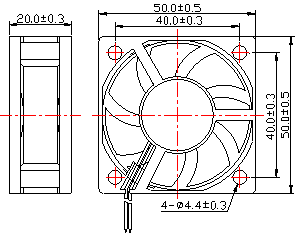 DC5020散热风扇,双滚珠散热风扇,蠕动泵专用散热风扇