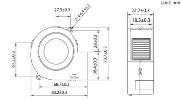 DC7525鼓风机,大风量超静音鼓风机,鼓风机生产厂家